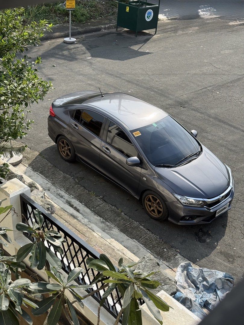 Honda City 1.5 i-VTEC (M) (Category: Used Cars) located in Quezon City. Submitted by sebastian1029 (Listing ID 1464836729, Image 2). Description: Honda City E 2020 Manual Tranny Newly PMS Minor scratches Tuesday coding Registered til 2027 Rays TE037 DURA 16’s 500k firm Not Rush .