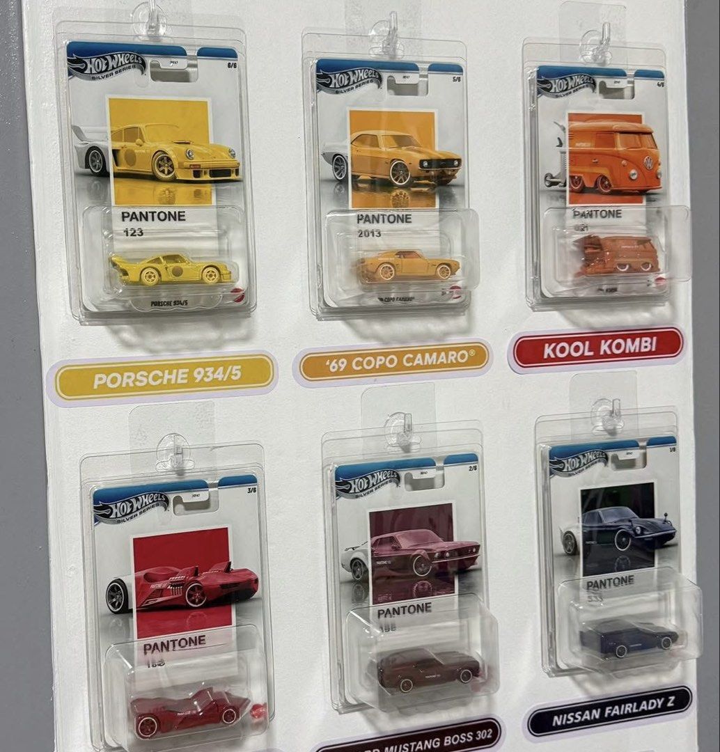 HOT WHEELS PANTONE SET (Category: Kids Toys) located in Manila. Submitted by notmairivera (Listing ID 1464794752, Image 1). Description: With free protector .