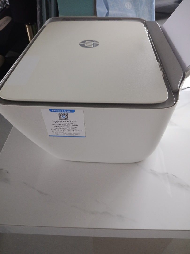 HP Printer (Category: Printers, Scanners & Copiers) located in Kuala Lumpur. Submitted by aljesrymo67693 (Listing ID 1464781081, Image 3). Description: - Model: HP Wireless Printer (White & Grey) - Compact space-saving design suitable for any desk - Easy-to-use control panel with LCD screen and intuitive buttons - Convenient rear paper input and front output trays - Condition: Powers on properly, fully functional, and ready for setup - What's inc
