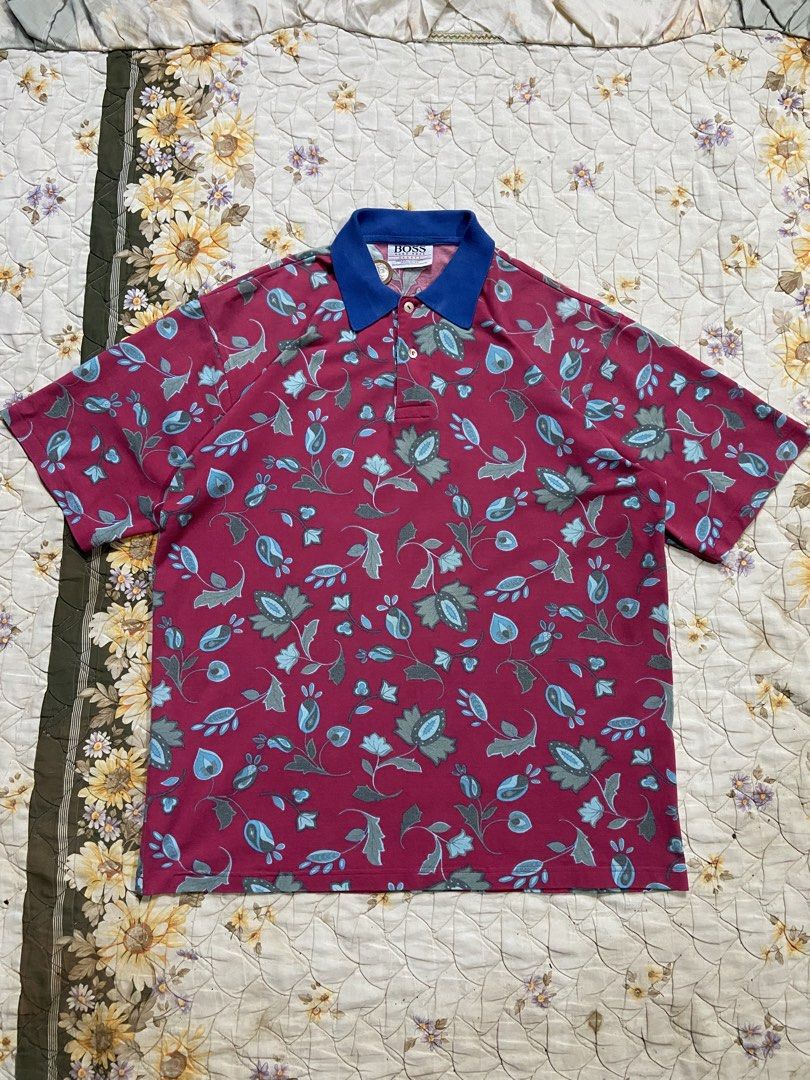 HUGO BOSS FLORAL DESIGN (Category: Tshirts & Polo Shirts ) located in Salug. Submitted by bagdoi_finds (Listing ID 1464895975, Image 1). Description: MEDIUM ON TAG BEST FIT LARGE.
