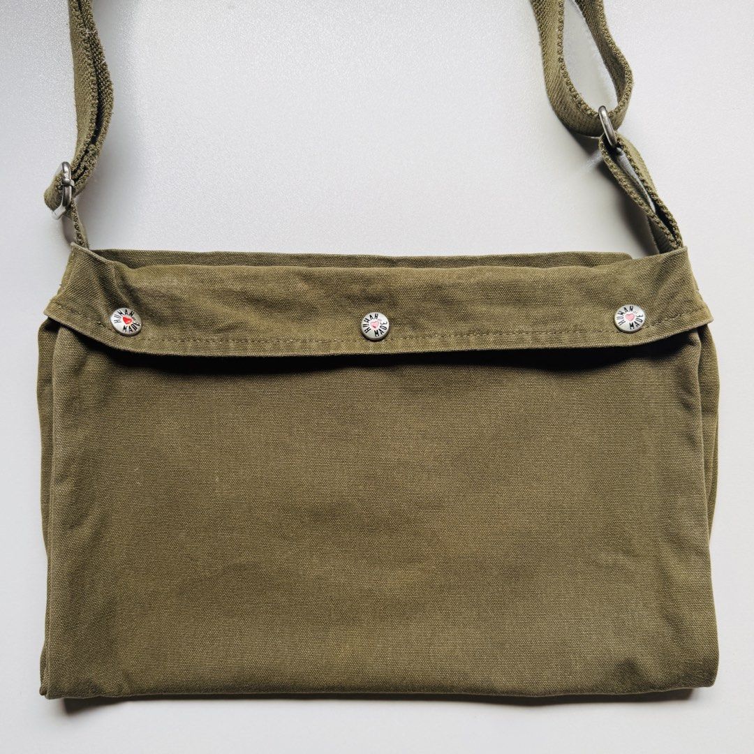 HUMAN MADE 2-WAY TOTE OLIVE DRAB (Category: Sling Bags) located in Quezon City. Submitted by hervics (Listing ID 1464833532, Image 2). Description: Original Human made Bought in Japan RFS: Decluttering.