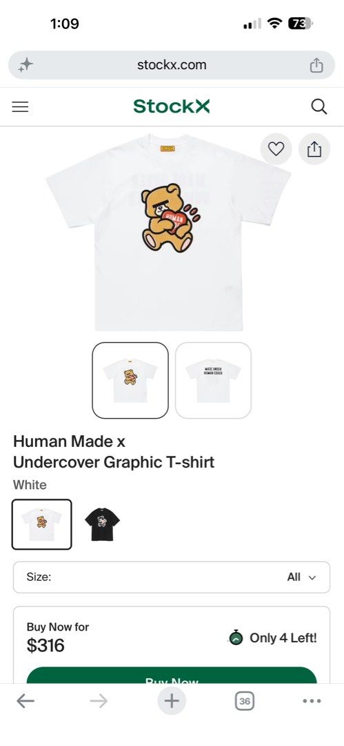 Human made t-shirt (Category: Tshirts & Polo Shirts ) located in Paranaque City. Submitted by lovedbyme888 (Listing ID 1464939407, Image 1). Description: In very good condition.