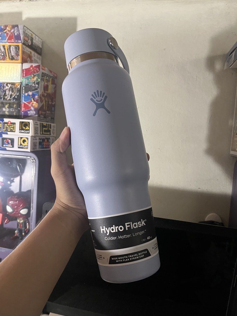 Hydro Flask Light Blue - 40oz/1.18liters (Category: Water Bottles & Tumblers) located in Antipolo. Submitted by roktin_collectibles (Listing ID 1464868230, Image 1). Description: BRAND-NEW Location: Cubao QC Payment: Cash/Gcash/GoTyme.