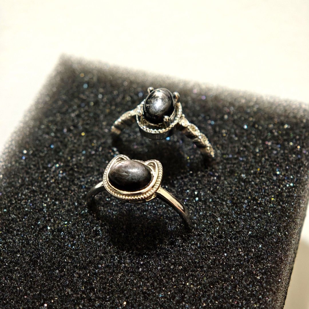 Hypersthene Adjustable Copper Rings (Category: Rings) located in Makati City. Submitted by lily.lala (Listing ID 1464861382, Image 3). Description: Hypersthene Adjustable Copper Rings - unused personal collection Payment: gcash/bank Delivery: lalamove/grab/lbc Rfs: downsizing.