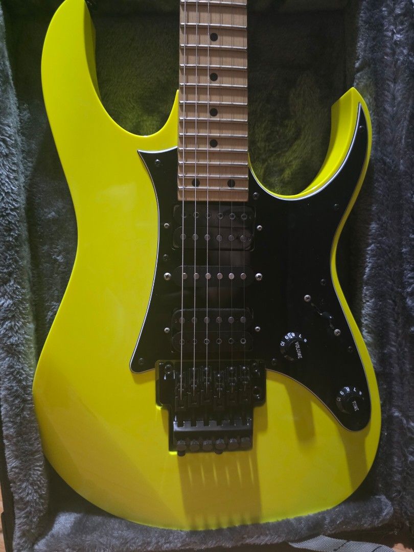 Ibanez RG550 Desert Yellow Reissue (Category: Musical Instruments) located in Quezon City. Submitted by yngwie_johann (Listing ID 1464805590, Image 2). Description: Very minimal scratch, no dent. comes with Freedom SKB Hardshell Case Location - Timog Ave near GMA Network Payment - Gcash or BPI/BDO Transfer FOR SALE ONLY.