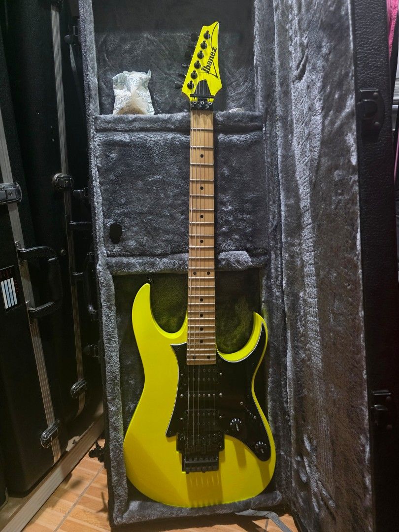 Ibanez RG550 Desert Yellow Reissue (Category: Musical Instruments) located in Quezon City. Submitted by yngwie_johann (Listing ID 1464805590, Image 1). Description: Very minimal scratch, no dent. comes with Freedom SKB Hardshell Case Location - Timog Ave near GMA Network Payment - Gcash or BPI/BDO Transfer FOR SALE ONLY.