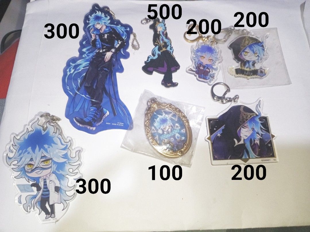 Idia Shroud Acrylic Keychains TWISTED WONDERLAND (Category: Character Goods) located in Makati City. Submitted by marcie_i (Listing ID 1464831747, Image 1). Description: all prices are in the pictures! if your interested please pm me which one you'll buy :)! MOP: GCASH MOD: LALAMOVE OR JNT.