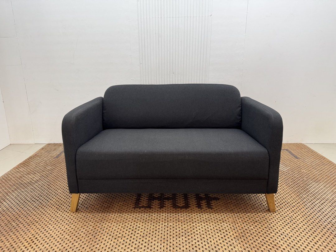 Ikea Sofa (Category: Sofas) located in Quezon City. Submitted by matetdevis13 (Listing ID 1464934636, Image 2). Description: IKEA LINANÄS Compact 2-Seater Loveseat Couch In Vissle Dark Gray Color Price: 9,500 L53 x W29 x H30/17.5 In good condition Code JMD51-MJ638.
