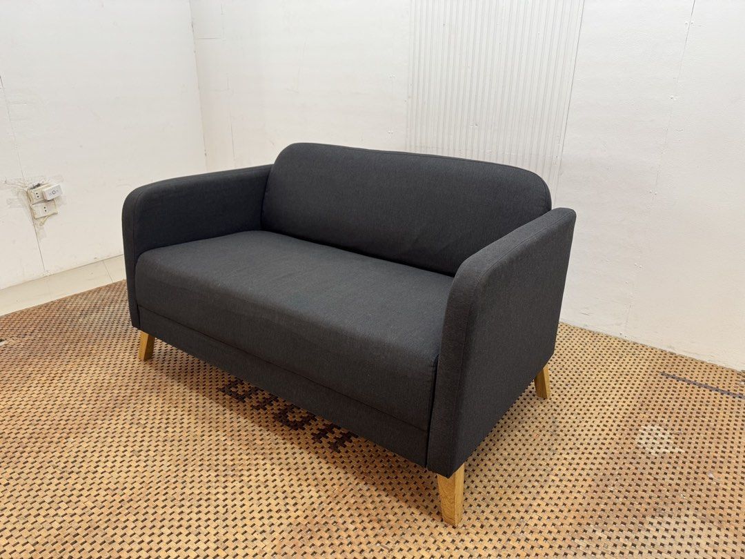 Ikea Sofa (Category: Sofas) located in Quezon City. Submitted by matetdevis13 (Listing ID 1464934636, Image 3). Description: IKEA LINANÄS Compact 2-Seater Loveseat Couch In Vissle Dark Gray Color Price: 9,500 L53 x W29 x H30/17.5 In good condition Code JMD51-MJ638.