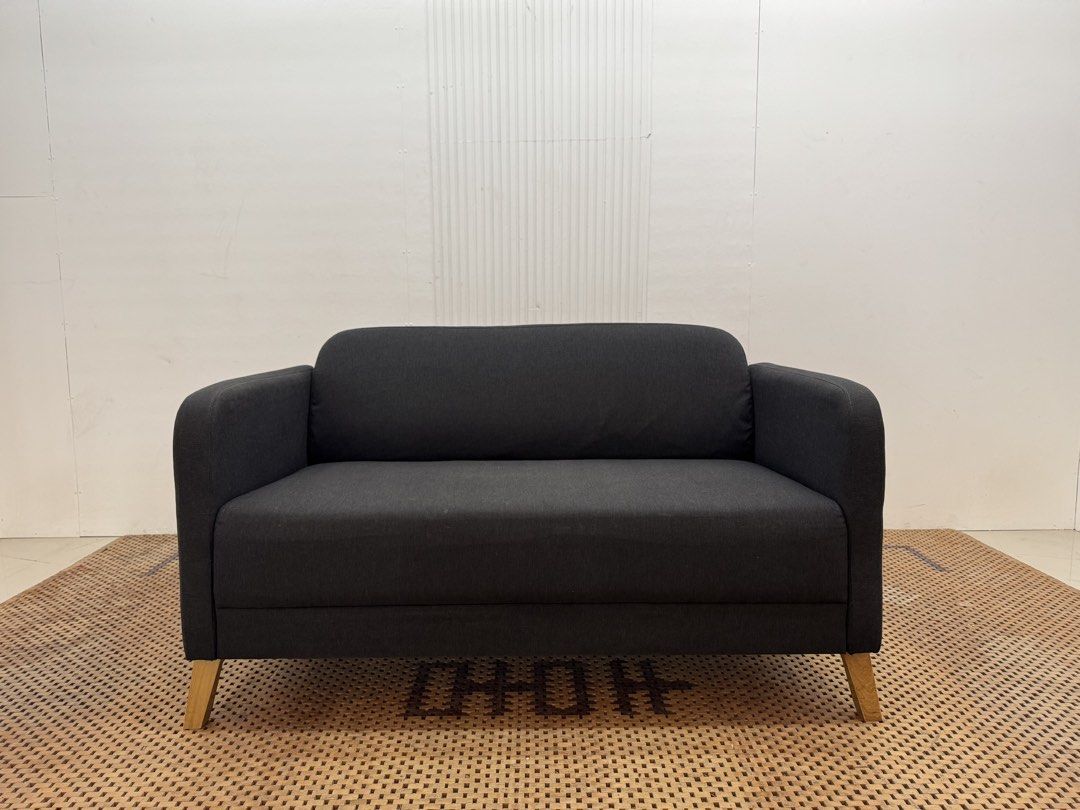 Ikea Sofa (Category: Sofas) located in Quezon City. Submitted by matetdevis13 (Listing ID 1464934636, Image 1). Description: IKEA LINANÄS Compact 2-Seater Loveseat Couch In Vissle Dark Gray Color Price: 9,500 L53 x W29 x H30/17.5 In good condition Code JMD51-MJ638.