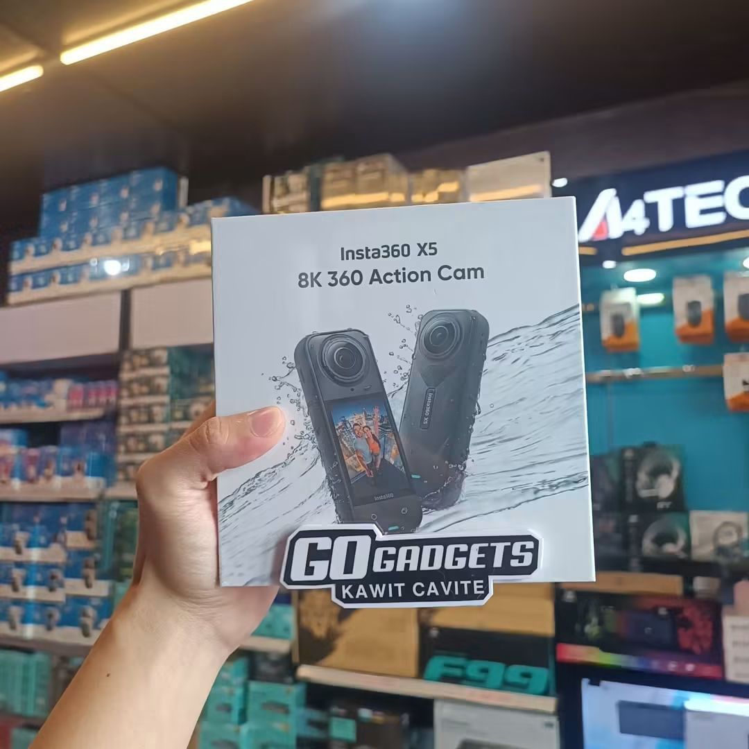 Insta360 X5 8K 360 Action Cam (Category: Video Cameras) located in Caloocan City. Submitted by kentsalvador31 (Listing ID 1464912505, Image 1). Description: Insta360 X5 360 Action Camera Go Gadgets - Kawit Cavite 💬 Message us now for full specs & recommendations! 🖥️ We offer: ✔ Gaming PC Builds ✔ Work / Office PC Builds ✔ Editing / Productivity PC Builds ✔ PC upgrades and accessories 💳 INSTALLMENT AVAILABLE BDO • BPI • HSBC • Chinabank • Union