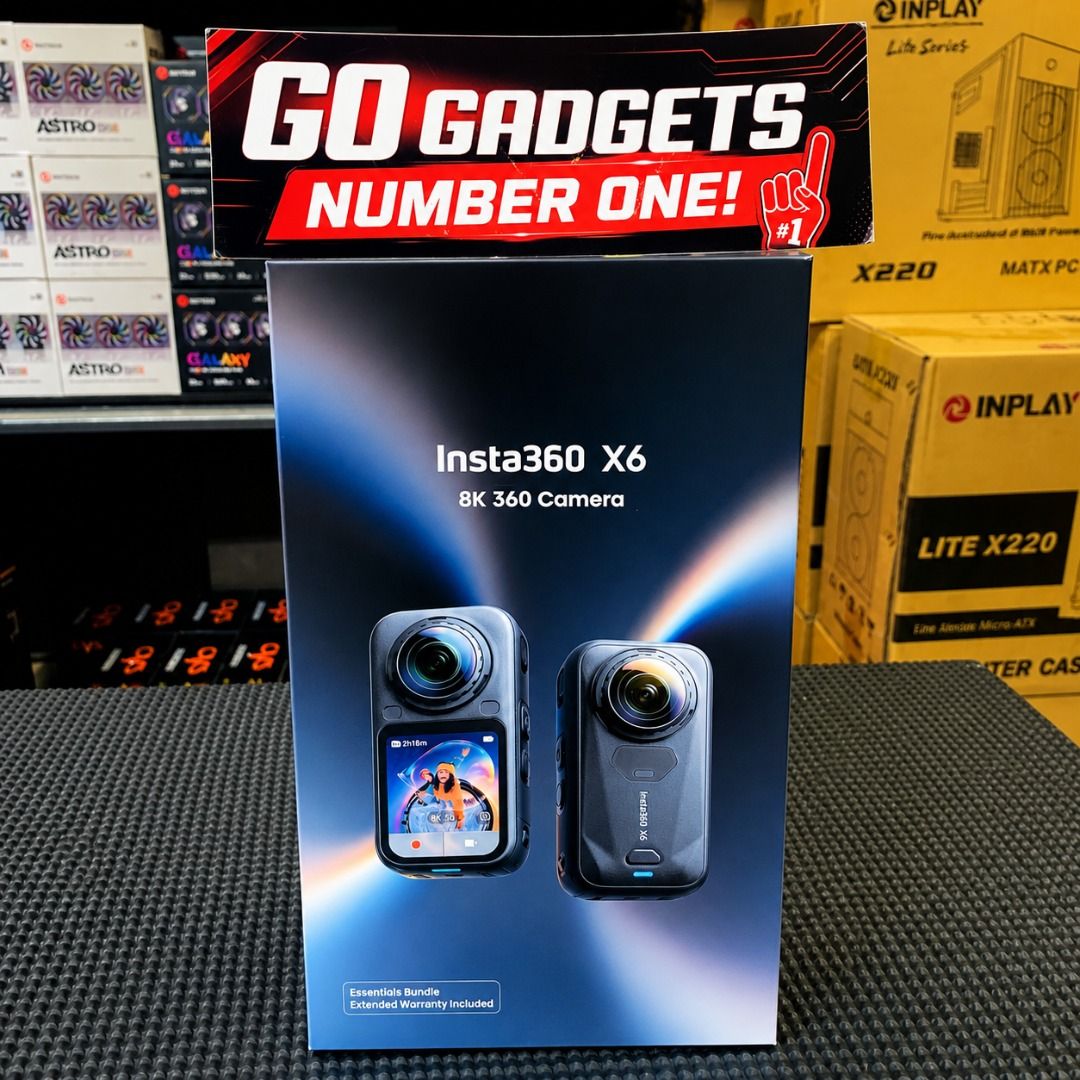 INSTA360 X6 ESSENTIALS BUNDLE (Category: Cameras) located in Caloocan City. Submitted by brightfalcon.8419cc (Listing ID 1464869875, Image 1). Description: .