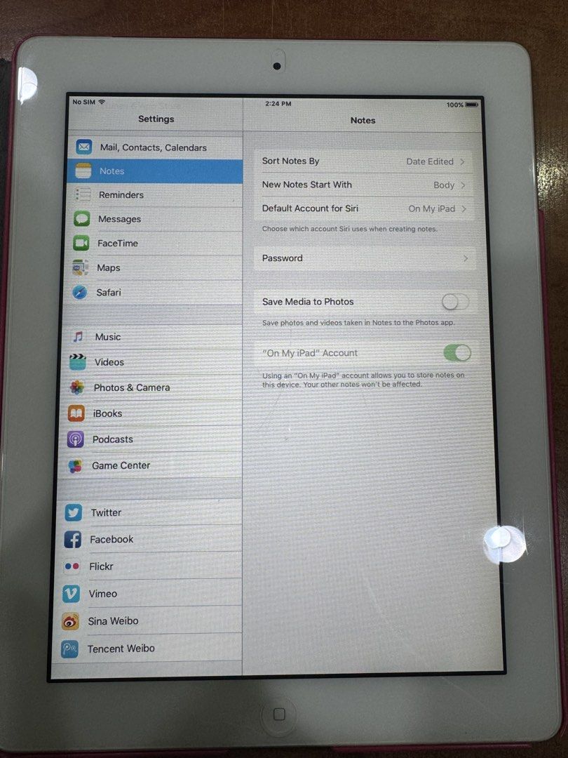 IPAD 2 (Category: iPad) located in Batu Pahat. Submitted by cathryn.star (Listing ID 1464821898, Image 2). Description: SIM CARD CAN .