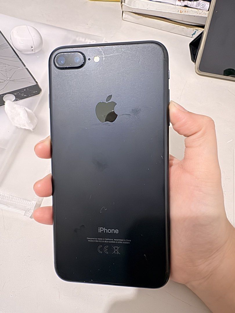 Iphone 7 plus (Category: iPhone 7 Series) located in Marikina City. Submitted by prelovedby_faith (Listing ID 1464883052, Image 1). Description: Iphone 7 plus Inclusions: phone box charger rfs: ugrade.