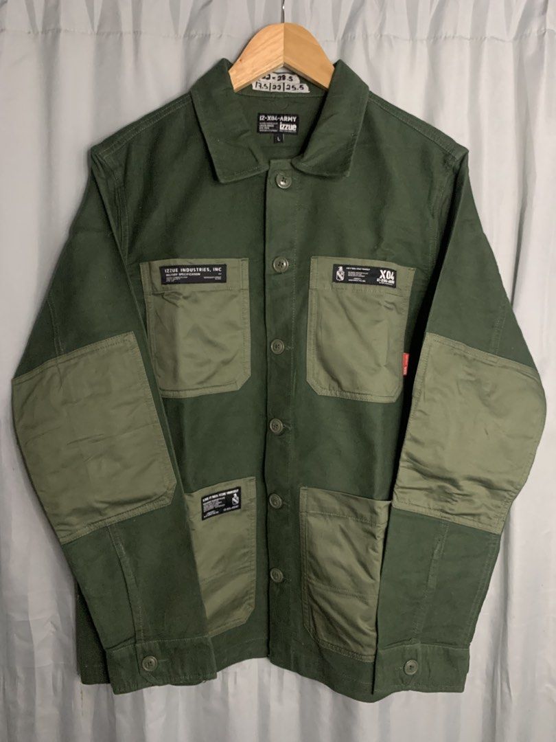 Izzue Iz-x04-army (Category: Coats, Jackets and Outerwear) located in Cabuyao City. Submitted by marcmateo112625 (Listing ID 1464865896, Image 2). Description: ⚠️ Please manage your expectations ⚠️ Color may vary due to lighting ⚠️ Legitimacy not guaranteed (thrifted item) 💳 Mode of Payment: GCash / GoTyme Bank 🚚 Courier: J&T Only 📍 Location: Cabuyao, Laguna 📩 Message me or request a video call for inquiries.