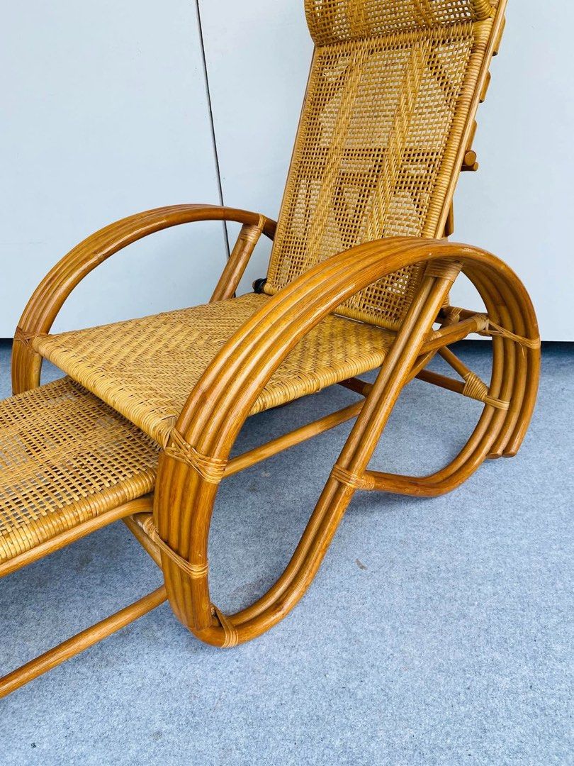 “JAPAN SURPLUS” RATTAN RELAXING CHAIR (Category: Chairs) located in Bulacan. Submitted by monmon555 (Listing ID 1464901748, Image 3). Description: “JAPAN SURPLUS” RATTAN RELAXING CHAIR SIZE: 65L” x 25W” x 15Sh” x 39H” inches (AS-IS ITEM) IN GOOD CONDITION.