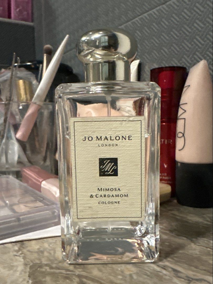 Jo Malone Mimosa & Cardamom Cologne (Category: Fragrance & Deodorants) located in Manila. Submitted by calm_cutiepie (Listing ID 1464955458, Image 1). Description: - Brand: Jo Malone London - Scent: Mimosa & Cardamom (Warm, spicy, and floral notes) - Condition: Brand new / Authentic - Bottle Design: Classic rectangular clear glass with cream label and silver cap - Usage: Versatile everyday fragrance - Delivery: Ships securely packed with bubble w