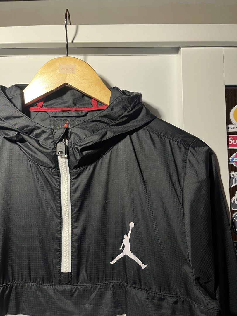 Jordan Half Zip (Category: Coats, Jackets and Outerwear) located in General Santos City (Dadiangas). Submitted by thriftdept. (Listing ID 1464809140, Image 2). Description: Brand: Jordan Size: Small Dimensions: 20W”25L Authenticity: Authentic Color Rate: 9.5/10 Condition: Excellent Issue: Stain (minimal).