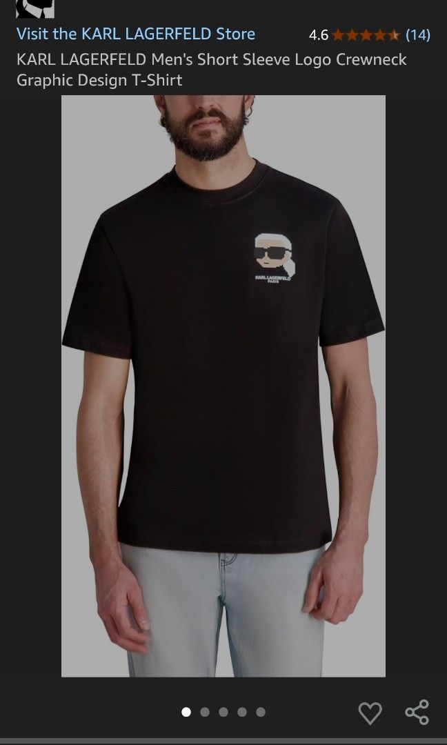 KARL LAGERFELD (Category: Tshirts & Polo Shirts ) located in Ozamiz City. Submitted by 2nd.sight (Listing ID 1464783792, Image 2). Description: size: medium w: 21.5 l: 29.5 like new Last pic: pinhole sobrang liit (unnoticeable/di mo iindahin😊).