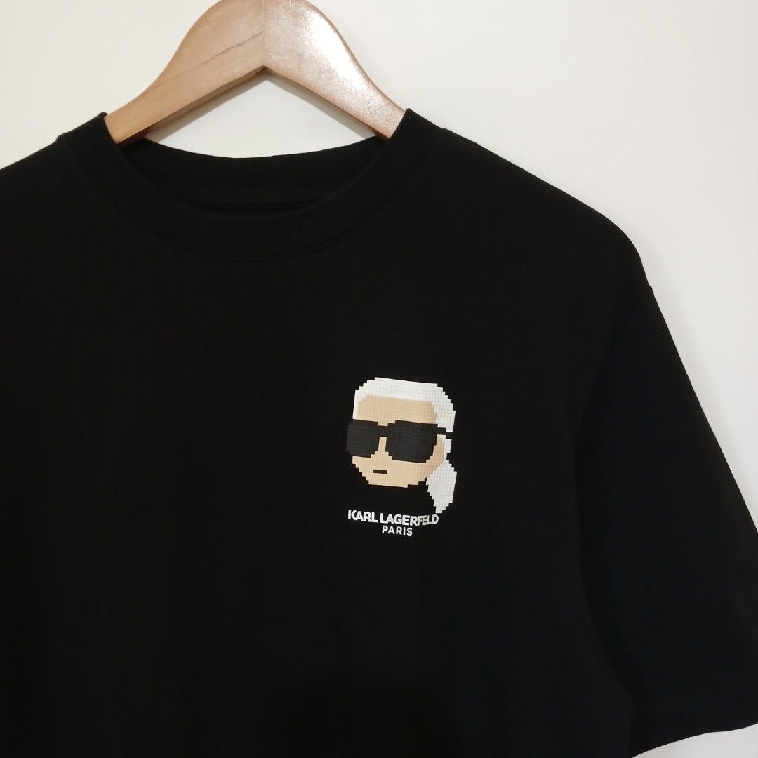 KARL LAGERFELD (Category: Tshirts & Polo Shirts ) located in Ozamiz City. Submitted by 2nd.sight (Listing ID 1464783792, Image 3). Description: size: medium w: 21.5 l: 29.5 like new Last pic: pinhole sobrang liit (unnoticeable/di mo iindahin😊).