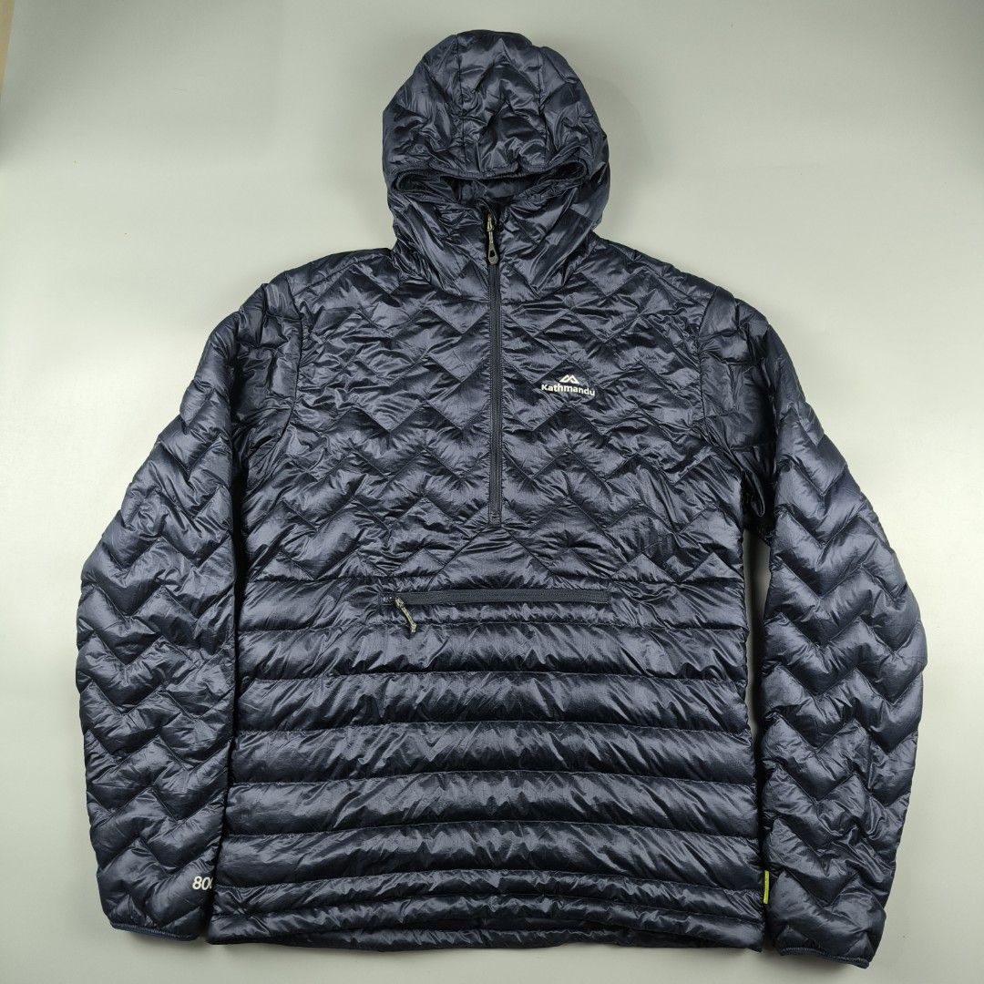 Kathmandu Ultralight Down Pullover Jacket (Men's) (Category: Coats, Jackets and Outerwear) located in General Mariano Alvarez. Submitted by rammrtnz (Listing ID 1464916849, Image 1). Description: Kathmandu Ultralight Down Pullover Jacket (Men's) Ultra lightweight Packable 800 fill power Water repellent Size M on tag Actual measurement: Width - 21inches Length - 27.5/28.5inches Note: Minimal issue lang sa pocket sa packable (doesn't effect the per