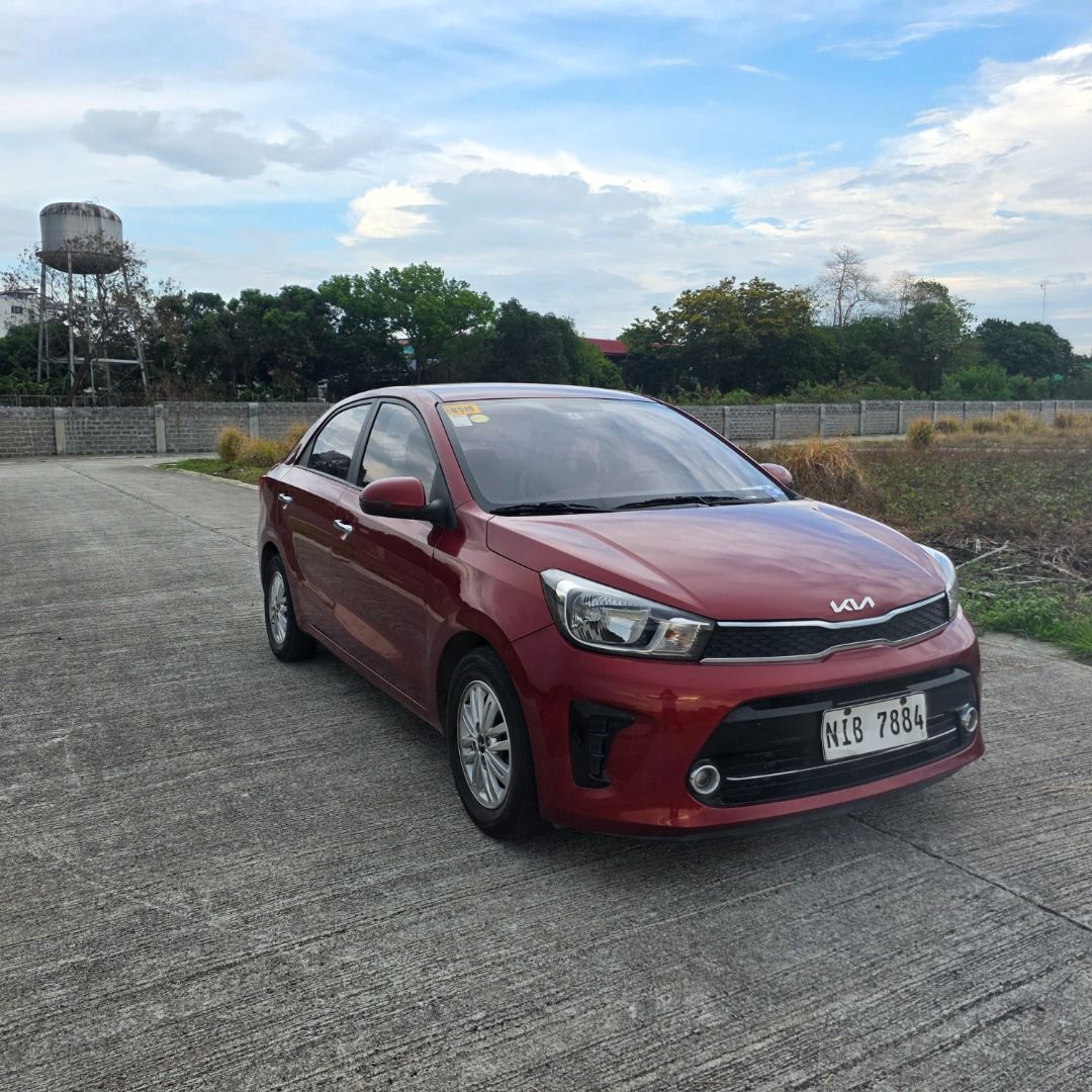 Kia Soluto EX AT Auto (Category: Used Cars) located in Caloocan City. Submitted by achimile (Listing ID 1464798693, Image 2). Description: FOR SALE: 2022 KIA SOLUTO (Red) ✨ Vehicle Highlights: Engine: 1.4L Dual-CVVT Gasoline Engine (Smooth & Efficient) Body Type: Compact 5-seater Sedan Entertainment: Factory Touchscreen Infotainment System Coding Day: Tuesday (Plate Ends in 4) Condition: Clean inside and out, ready for long drives! Newly replaced
