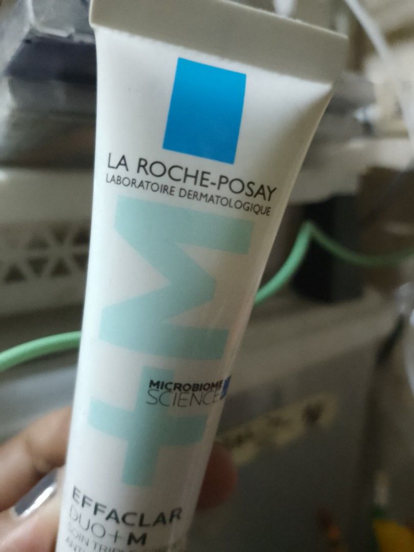 La Roche-Posay Effaclar Duo + 40 ml (Category: Face Care) located in Quezon City. Submitted by akosiluna44 (Listing ID 1464957336, Image 2). Description: La Roche-Posay Effaclar Duo + is a global action acne treatment & 24-hour hydrating face lotion that acts immediately on acne without drying the skin. 🍓🍓🍓 New no box 40 ml expiry date - 10/2028 rfs - don't need it #larocheposay #effaclarduo #acnetreatment #facelotion.