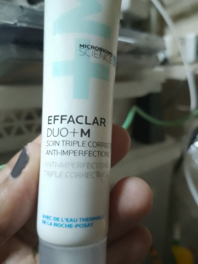 La Roche-Posay Effaclar Duo + 40 ml (Category: Face Care) located in Quezon City. Submitted by akosiluna44 (Listing ID 1464957336, Image 3). Description: La Roche-Posay Effaclar Duo + is a global action acne treatment & 24-hour hydrating face lotion that acts immediately on acne without drying the skin. 🍓🍓🍓 New no box 40 ml expiry date - 10/2028 rfs - don't need it #larocheposay #effaclarduo #acnetreatment #facelotion.