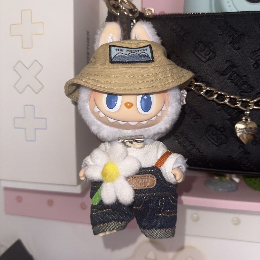 Labubu Fall in Wild Pendant (Category: Plushies & Soft Toys) located in Magalang. Submitted by bamtans (Listing ID 1464897020, Image 1). Description: wts lf lfb labubu fall in wild pendant - 600 php nalang pooo w/ box (bought it for 1k+ sa mismong popmart shop) bought this 2 years ago pa and used it for a few times lang then dinisplay nalang so expect some signs of usage sa clothes niya pero wala namang any scratches sa face..