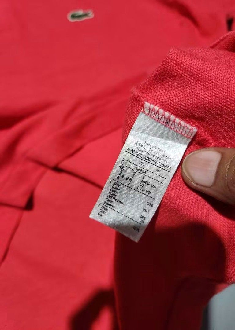 lacoste (Category: Activewear) located in General Santos City (Dadiangas). Submitted by alzacksimo35414 (Listing ID 1464901282, Image 3). Description: PHOTO MAY VARY DUE TO LIGHTING 🥰 Brand: LACOSTE ✅️actual dimention 22.5 × 27.5 ✅️as new condition ✅️10 colorate ✅no issue 1,200 +sf DISCLAIMER: Please note that I ZACK SIMON is not affiliated with or endorsed by any brand. Any brand names or trademarks mentioned are the properties of their respect