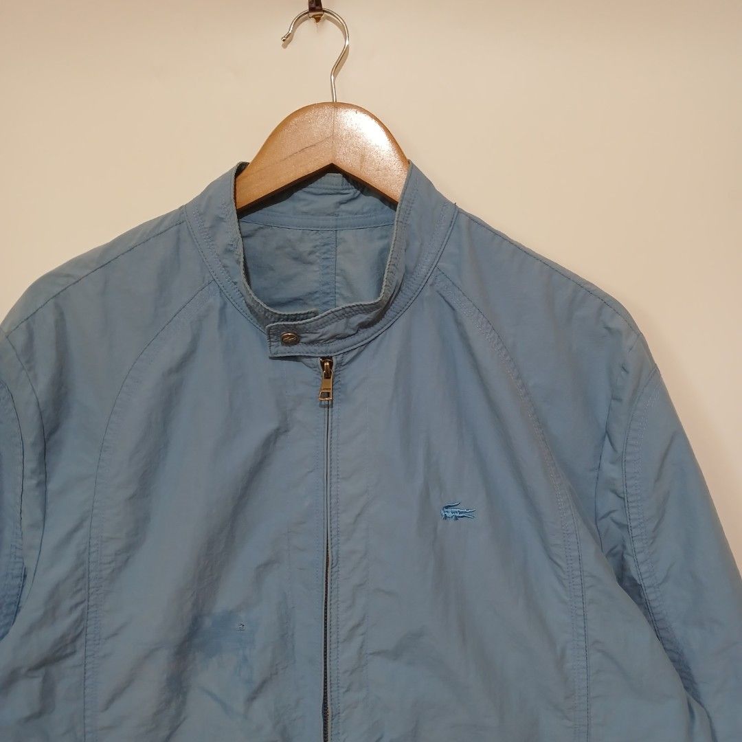 LACOSTE BLOUSON JACKET (Category: Coats, Jackets and Outerwear) located in Ozamiz City. Submitted by 2nd.sight (Listing ID 1464787664, Image 3). Description: size: 105 w: 24 l: 27 main issue: 2nd to the last pic. (scratch or hole) Last pic sa loob lang maybe washable.