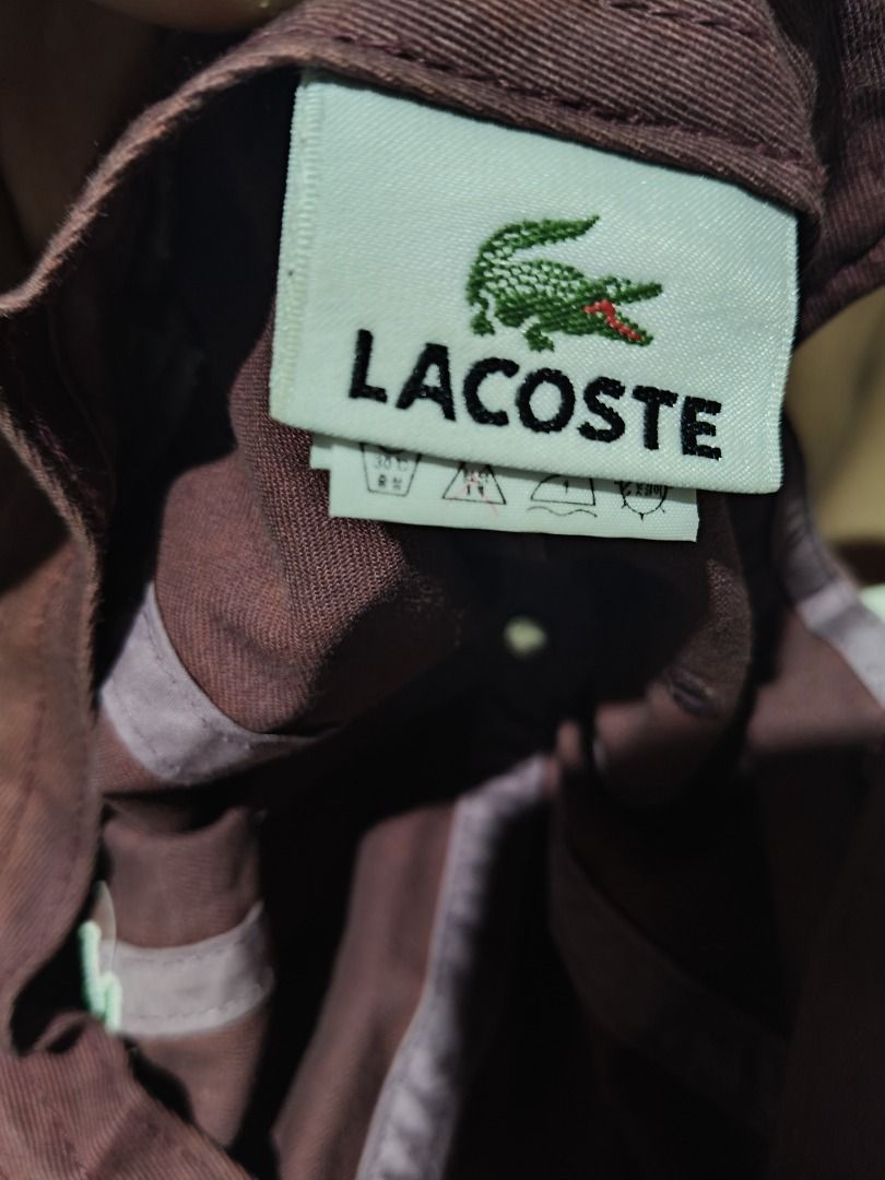Lacoste Maroon Cap leather buckle!!! Authentic. (Category: Caps & Hats) located in Dimiao. Submitted by knsclothingapparel_2025 (Listing ID 1464887577, Image 3). Description: Lacoste Maroon Cap leather buckle. Authentic made in USA. DM for more details!!.