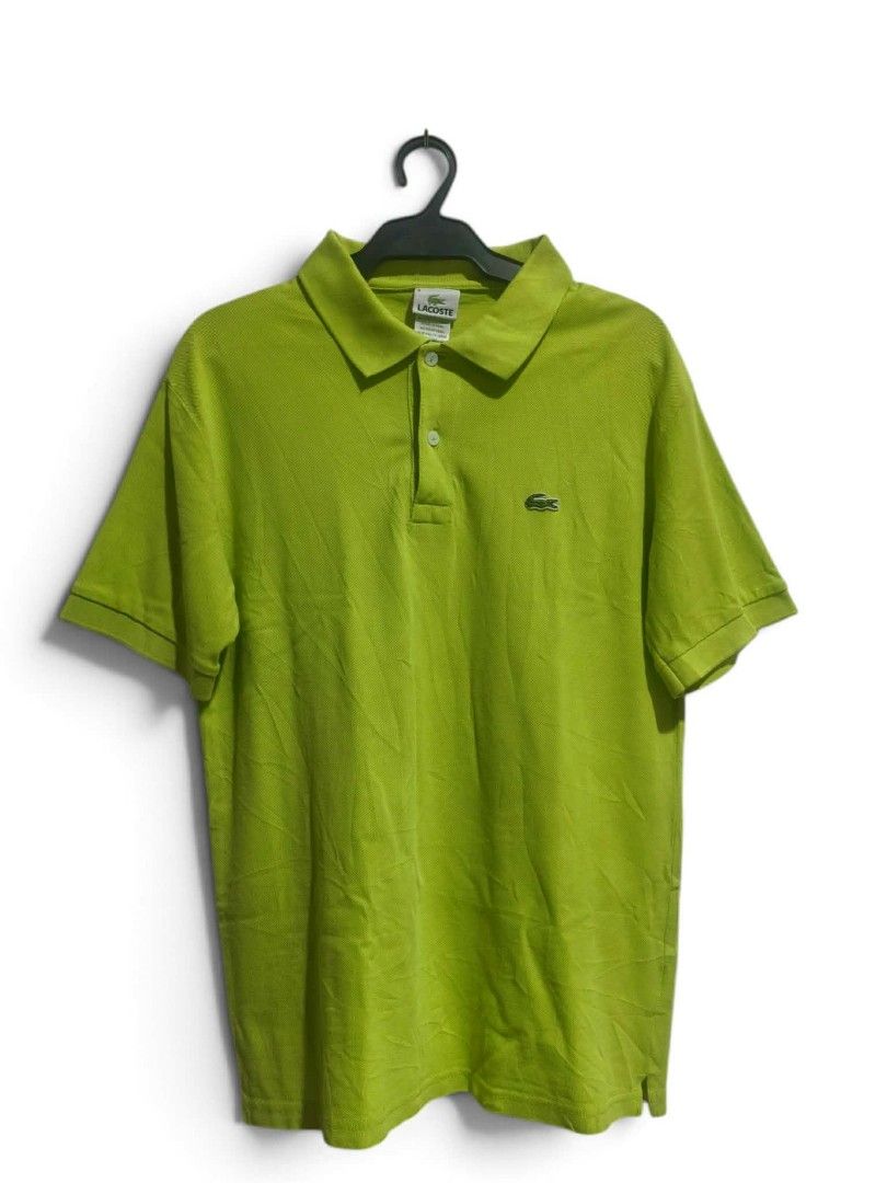 Lacoste polo shirt (Category: Tshirts & Polo Shirts ) located in Vinzons. Submitted by kspabico07187 (Listing ID 1464921936, Image 1). Description: Verygood condition No stain L-27 W-19.5 Need wash fresh from bale.