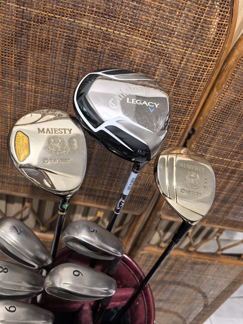 Ladies golf set for beginners (Category: Golf) located in Caloocan City. Submitted by ace2729 (Listing ID 1464921076, Image 3). Description: JAPAN BRAND LADIES GOLF SET FOR BEGINNERS *DRIVER: CALLAWAY LEGACY 11.5° *WOOD: MARUMAN MAJESTY PRESTIGIO - #3 #5 *IRONS: SYARD SENFINA -5,6,7,8,9,P,S & ODYSSEY BLACK SERIES PUTTER -GRAPHITE SHAFT - ALL LADIES FLEX *BAG: HUSKY (BURGUNDY) ALL IN GOOD CONDITION 💸 19,500 LOCATION: PUNTURIN VALENZUELA WE SHIP N