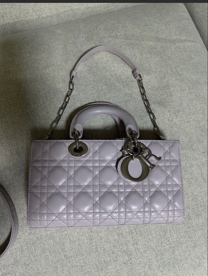 Lady Dior (Category: Shoulder Bags) located in Quezon City. Submitted by syogrl (Listing ID 1464811412, Image 3). Description: Very nice lady d-joy small Can fit iphone 17 promax small wallet small make up kit. Nice quality. Can be a handbag, shoulder and a sling bag .