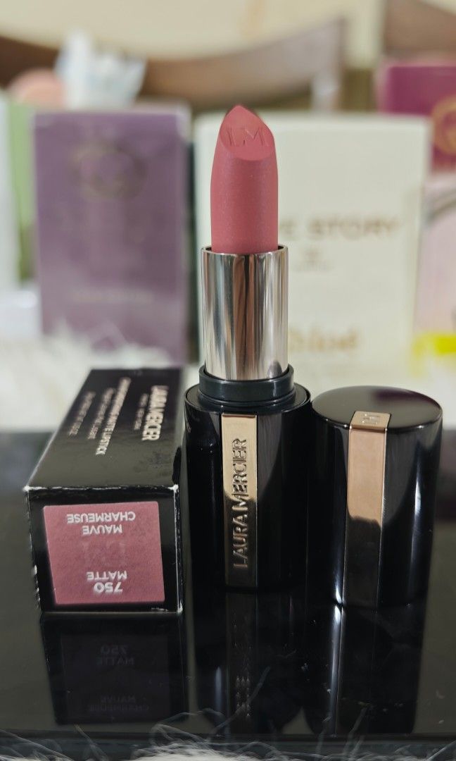 Laura Mercier Caviar Smoothing Matte (Category: Makeup) located in Rizal. Submitted by wiseowl_765825 (Listing ID 1464797892, Image 1). Description: Shade 750 Mauve Charmeuse (full size).