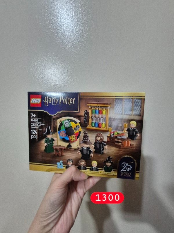 LEGO Harry Potter 76460 Philosopher's Stone Hogwarts Castle Sorting Hat Ceremony (Category: Kids Toys) located in Pasig City. Submitted by havtrading (Listing ID 1464863146, Image 1). Description: LEGO Harry Potter 76460 Philosopher's Stone Hogwarts Castle Sorting Hat Ceremony LEGO sets on hand 📌 brand new and sealed/ wysiwyg 📌 same day delivery via grab or lalamove 📌 pick up location PASIG 📌 PRICES: check photo caption 📌Mode of payment COD/