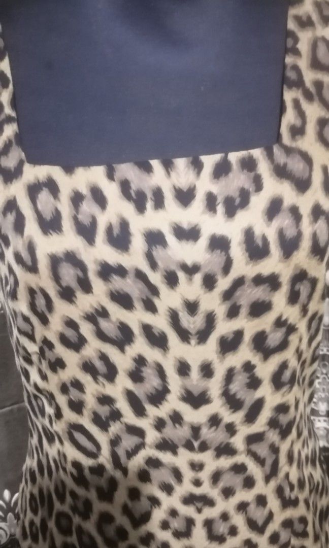 Leopard Print Dress (Category: Dresses) located in Caloocan City. Submitted by appleblossoms07 (Listing ID 1464850251, Image 2). Description: Bust: 35" Length : 48".