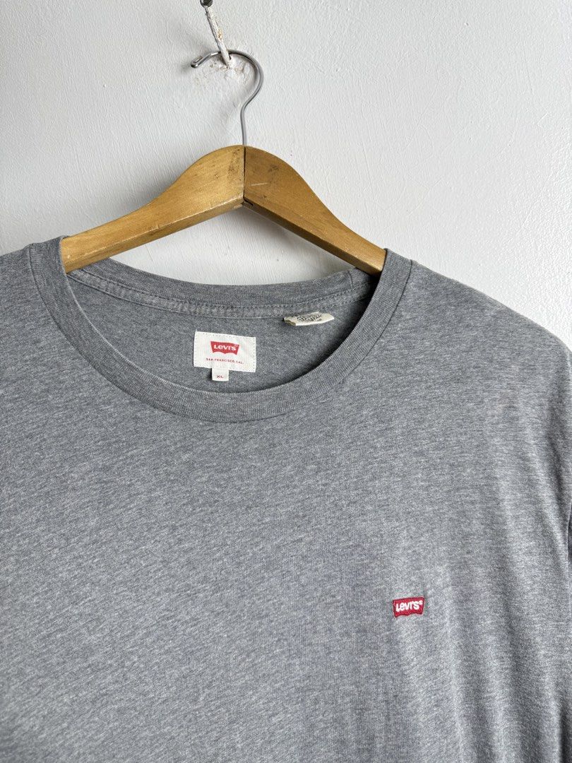 Levi’s grey men shirt (Category: Tshirts & Polo Shirts ) located in Daraga. Submitted by casualthread (Listing ID 1464906889, Image 2). Description: Authentic Issue pic Like new Xl fit 23x29.5 .