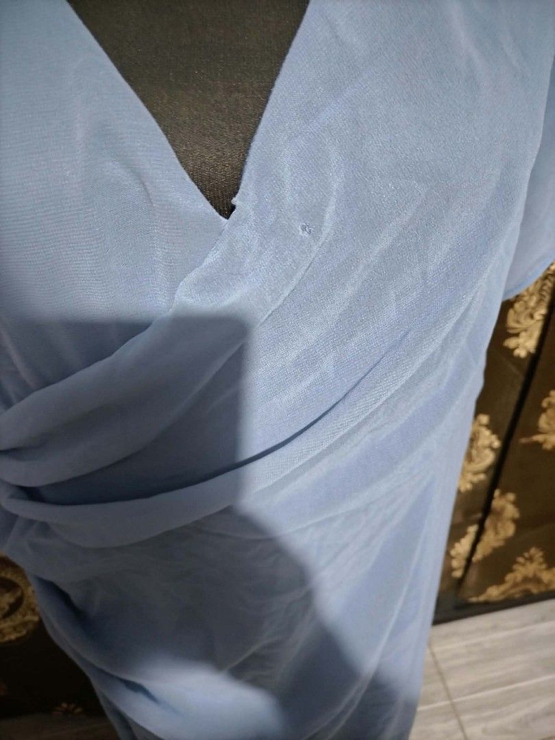 Light blue Gown (Category: Dresses) located in Caloocan City. Submitted by appleblossoms07 (Listing ID 1464884642, Image 3). Description: See issue on photo Bust: 40" Length : 64".