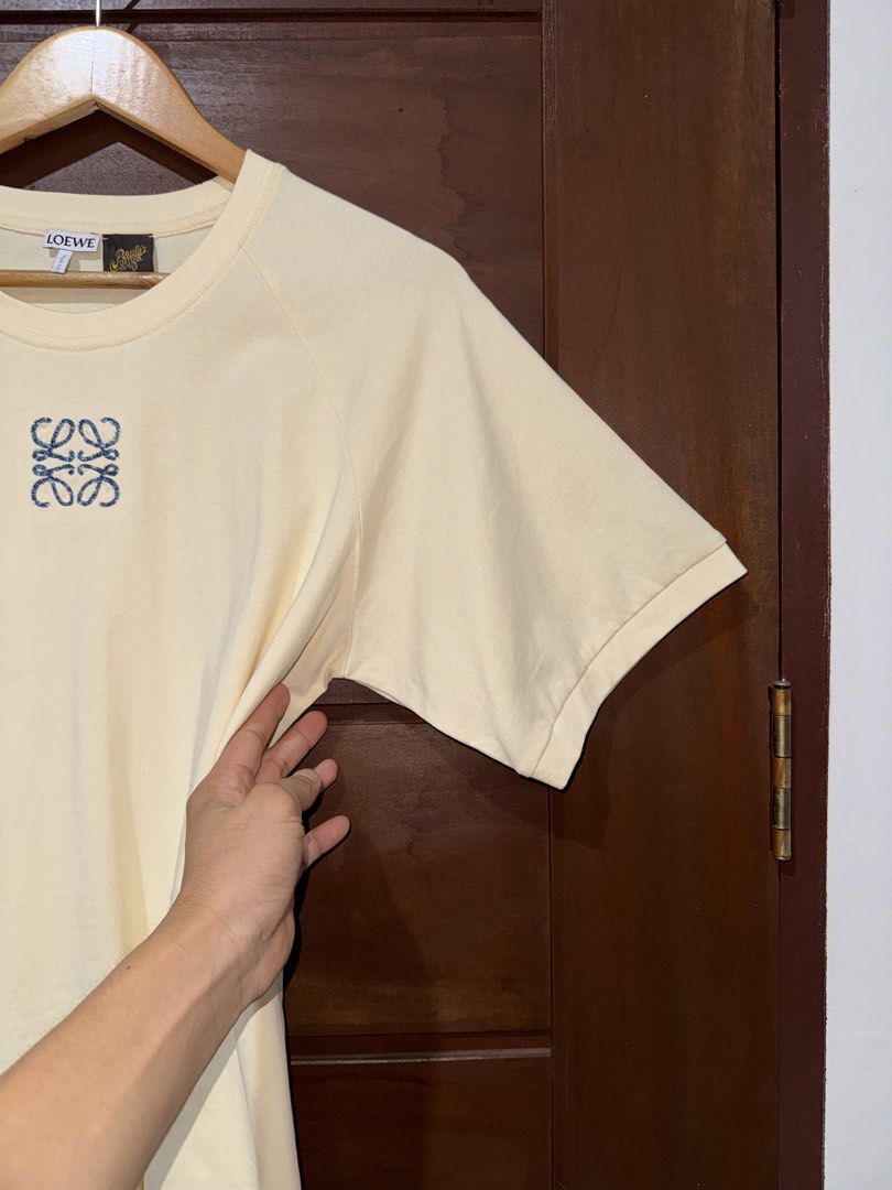 Loewe X Paula’s Ibiza (Category: Luxury Apparel) located in Digos. Submitted by appareall (Listing ID 1464966937, Image 3). Description: Approximate measurements (taken flat in inches) Size on tag: S, Best Fit L Width (pit to pit): 20.5 Length: 28 Material: Cotton .