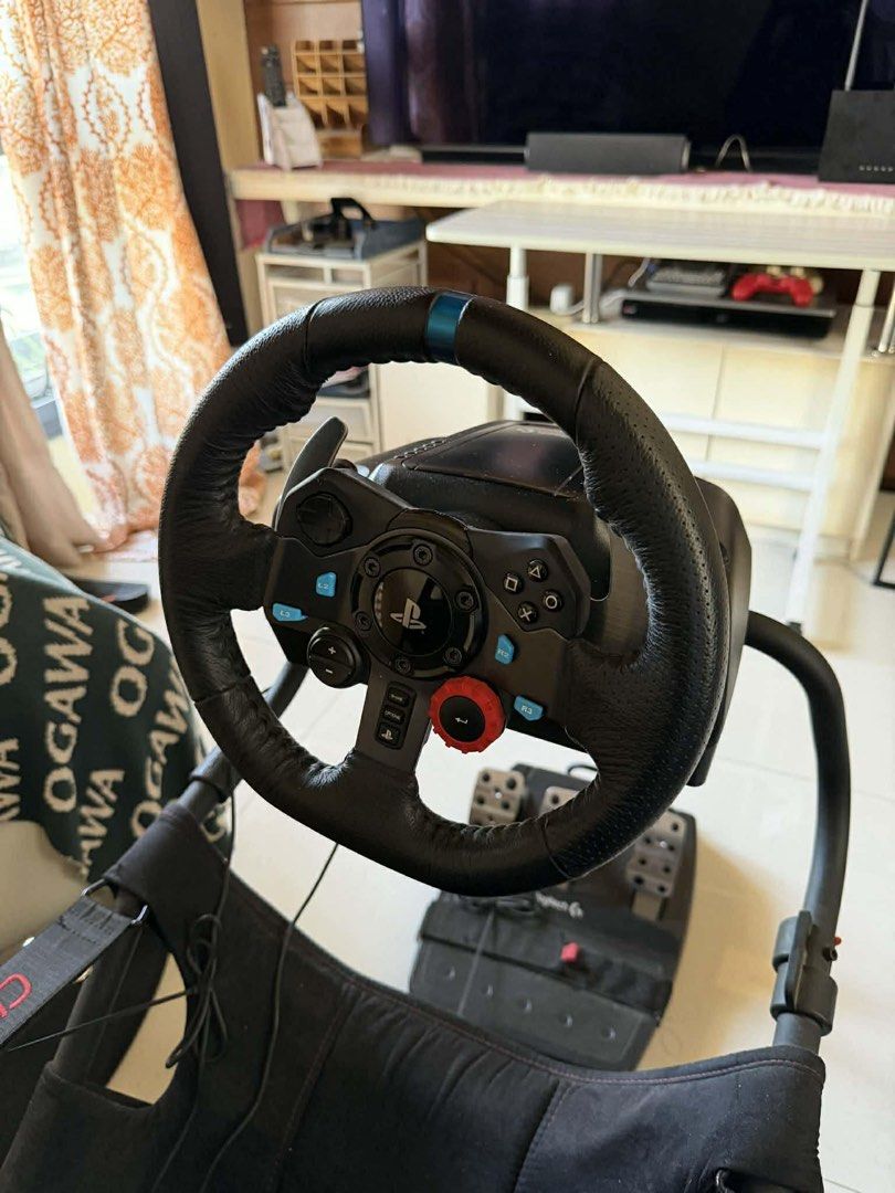 Logitech G29 Racing Wheel (Category: Controllers) located in Manila. Submitted by fiercewater-8107 (Listing ID 1464777303, Image 1). Description: - Everything in the photo is included - Compatible with PlayStation and PC racing games - bought for ₱25k, selling for ₱17k only - negotiable - loc: Metro Manila .
