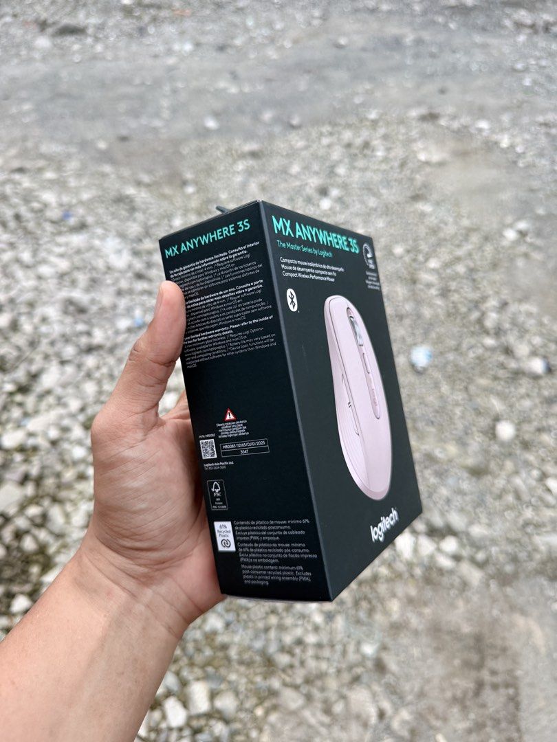 Logitech MX Anywhere 3S Wireless Mouse - Rose (Category: Mouse & Mousepads) located in Manila. Submitted by tsxjs (Listing ID 1464831876, Image 2). Description: BRAND NEW & SEALED - Brand new & 100% sealed in original box - Color: Gorgeous Rose - Ultra-portable compact design for productivity anywhere - 8K DPI sensor tracks smoothly even on glass - Fast and precise MagSpeed electromagnetic scrolling - Quiet clicks for a peaceful work environment 