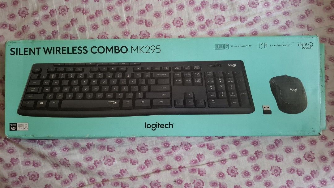 Logitech Silent Wireless Combo MK295 (Category: Computer Keyboard) located in Bulacan. Submitted by conice08 (Listing ID 1464775921, Image 1). Description: Keyboard used to test only, mouse still unused..