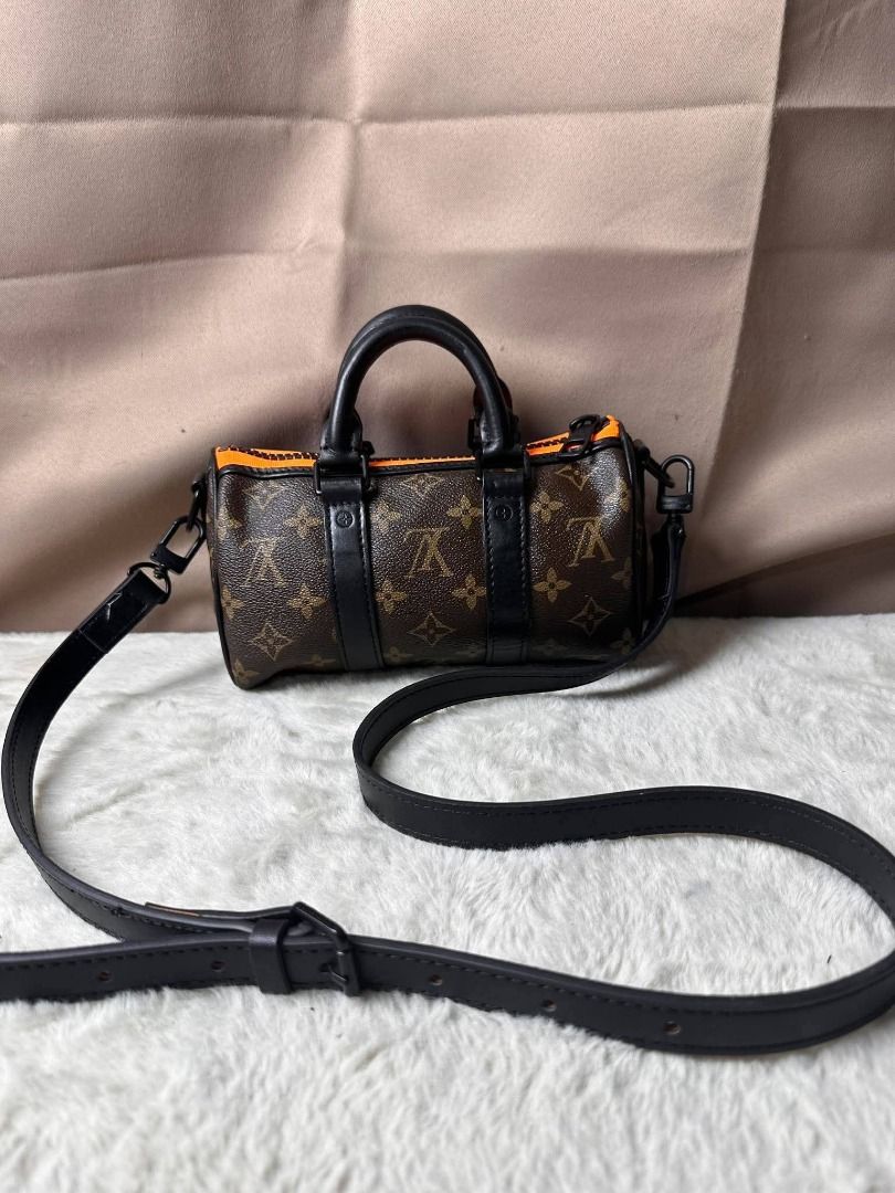 Louis Vuitton Monogram Canvas Crossbody Bag (Category: Luxury Bags & Wallets) located in Davao. Submitted by luckyturtle.aa6ccf (Listing ID 1464801081, Image 1). Description: - Authentic Louis Vuitton Monogram canvas handbag in classic brown - Features elegant gold-tone hardware and a secure front push-lock closure - Includes an adjustable leather shoulder strap for custom comfort - Compact, structured rectangular shape ideal for everyday use - C