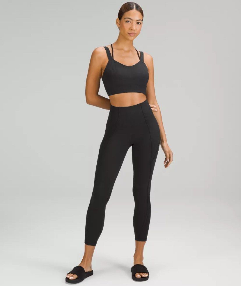 Lululemon | align high rise ribbed / dot 6 (Category: Activewear) located in Cebu City. Submitted by rarathriftedcb (Listing ID 1464787413, Image 1). Description: Lululemon ✅ Align ribbed High Rise Crop 25 Leggings 🖤 Dot 6 on tag 🏷️ Small to medium 980pesos + sf 95 Reflectorize logo Location : cebu city Page : Rara thrifted Jnt nationwide Message us 📩.