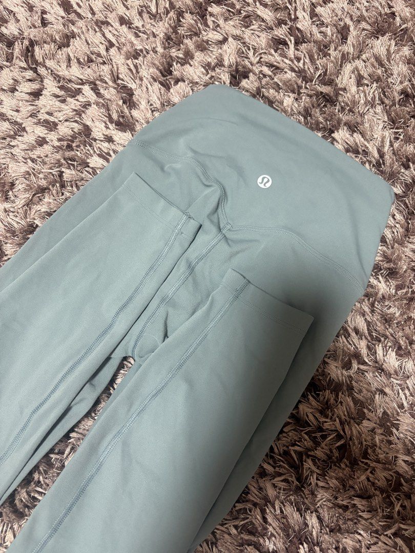 Lululemon Leggings (in Sage Green) (Category: Activewear) located in Quezon City. Submitted by jjccly (Listing ID 1464920514, Image 1). Description: nga hence the price no washtag/dot size inside best fit 25-26 waist for reference: i’m 5’0 / 152cm no flaws/issues .