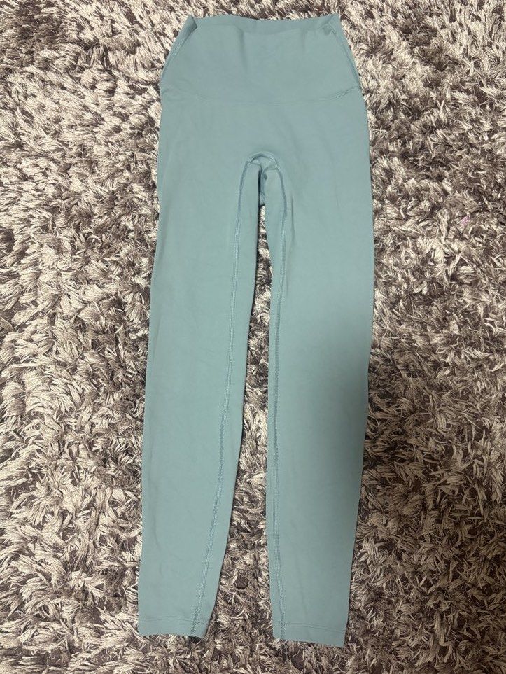 Lululemon Leggings (in Sage Green) (Category: Activewear) located in Quezon City. Submitted by jjccly (Listing ID 1464920514, Image 2). Description: nga hence the price no washtag/dot size inside best fit 25-26 waist for reference: i’m 5’0 / 152cm no flaws/issues .