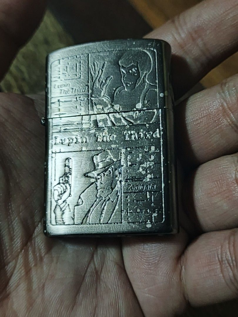 Lupin The Third Limited Edition Lighter with Safe Case (Category: Vintage Collectibles) located in San Jose del Monte. Submitted by toys.merch.electronic (Listing ID 1464791826, Image 2). Description: nagkaron lang ng minor stain or moist yung lighter WIYSWIYG mop gcash mod flash/jnt loc sjdm bulacan.