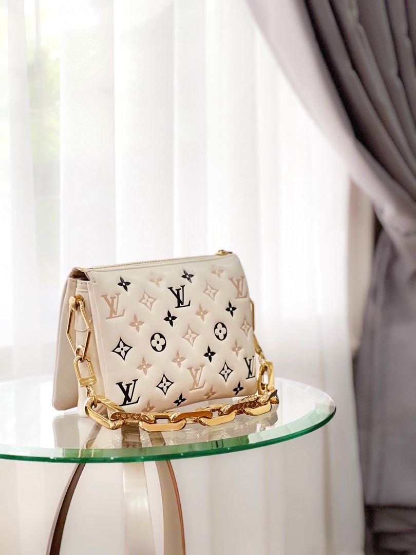 LV Louis Vuitton Coussin BB Limited edition (Category: Luxury Bags & Wallets) located in Muntinlupa City. Submitted by closet.confessions (Listing ID 1464824444, Image 2). Description: Limited Edition, perfect size! Hard to find & giftable Multiple ways to wear ❤️ LV Coussin BB comes Fullset, no receipt Used twice 💰119k only!! Lowest in the market, best price! Srp: 360k plus taxes!! 💵Negotiable for cash buyers 💰 Open for 2 months layaway, No i